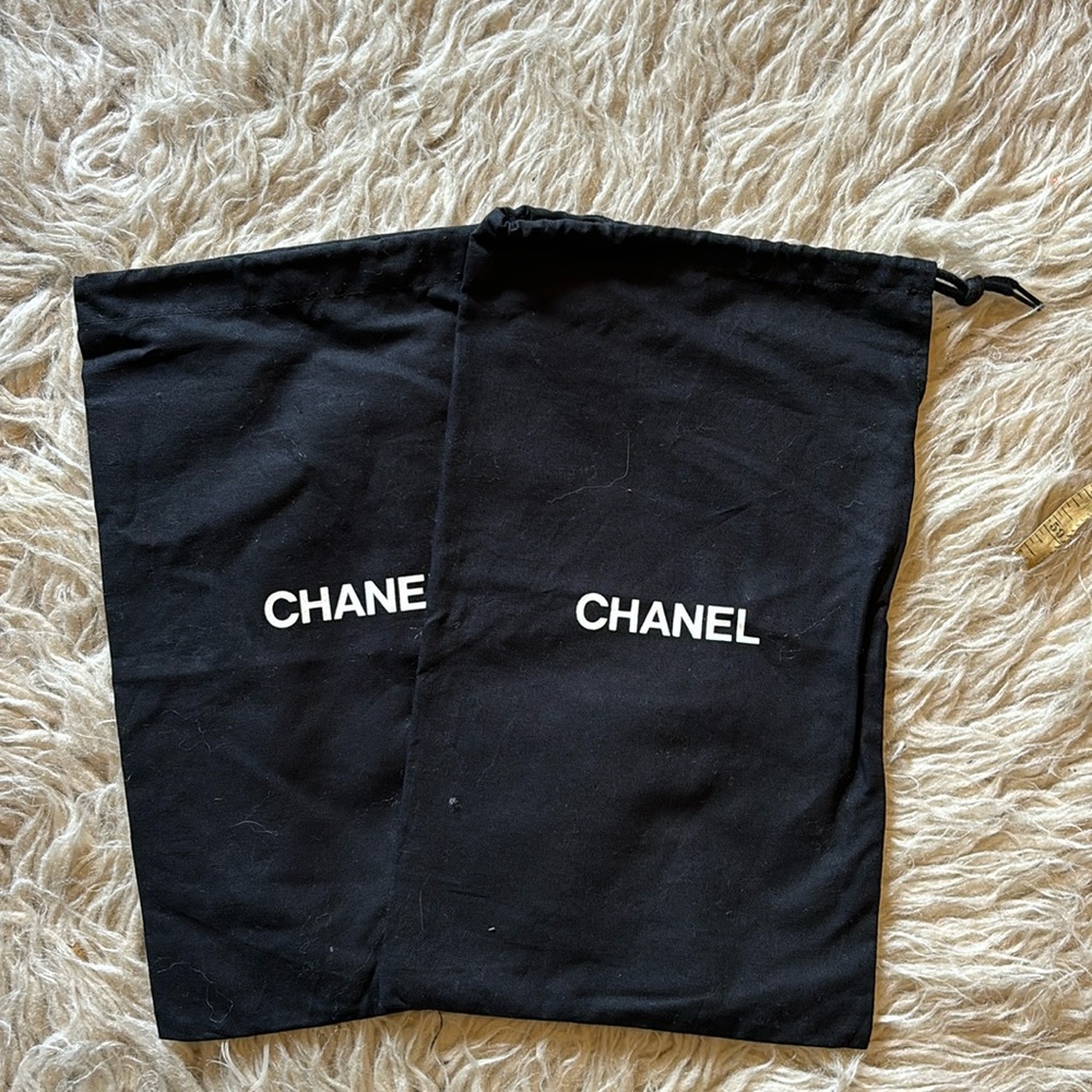 Chanel shoe duster bags